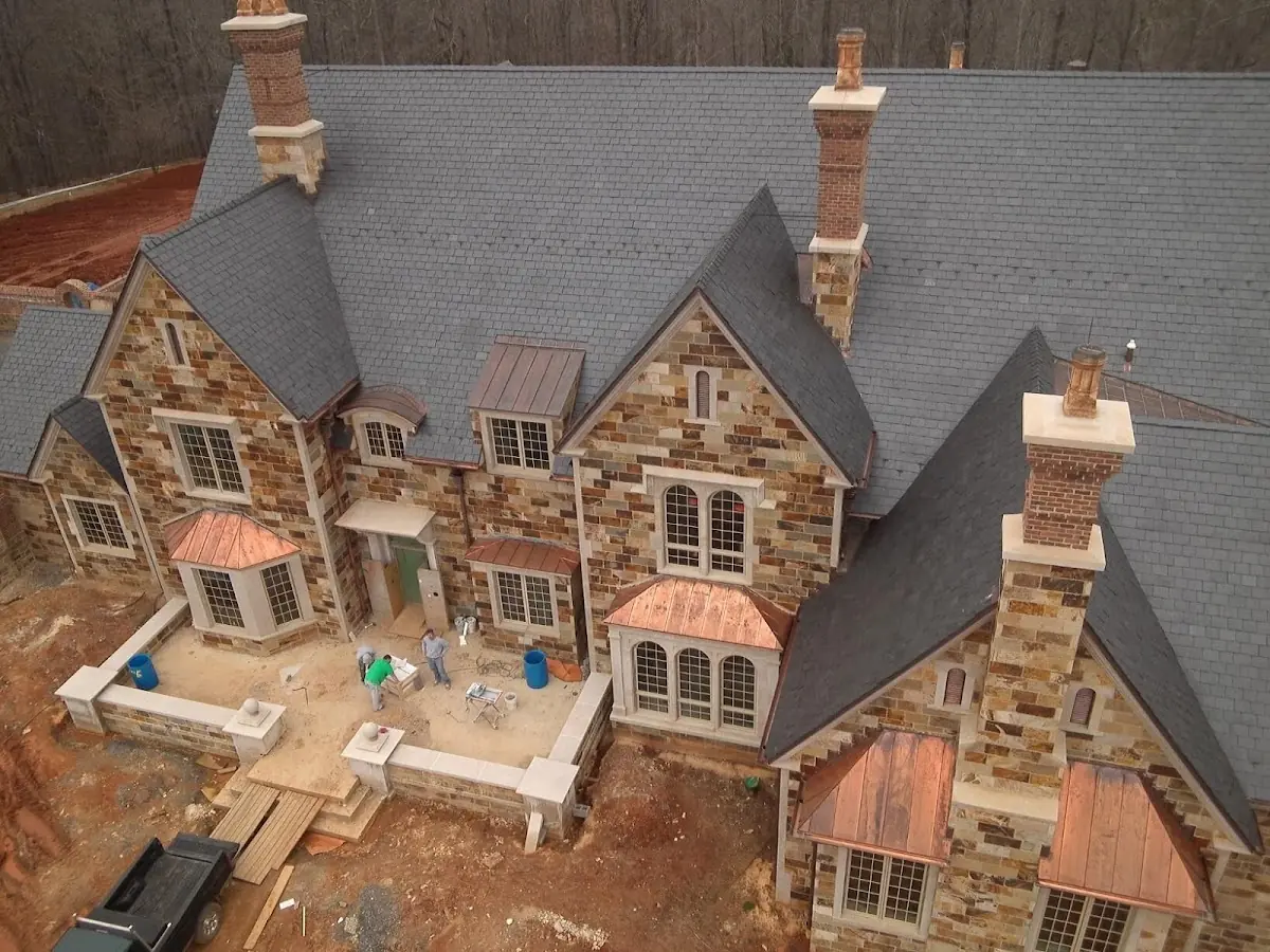 Craftsman Roofing Slate Roof Repair project in Live Oak